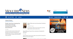 Desktop Screenshot of moultrienews.com